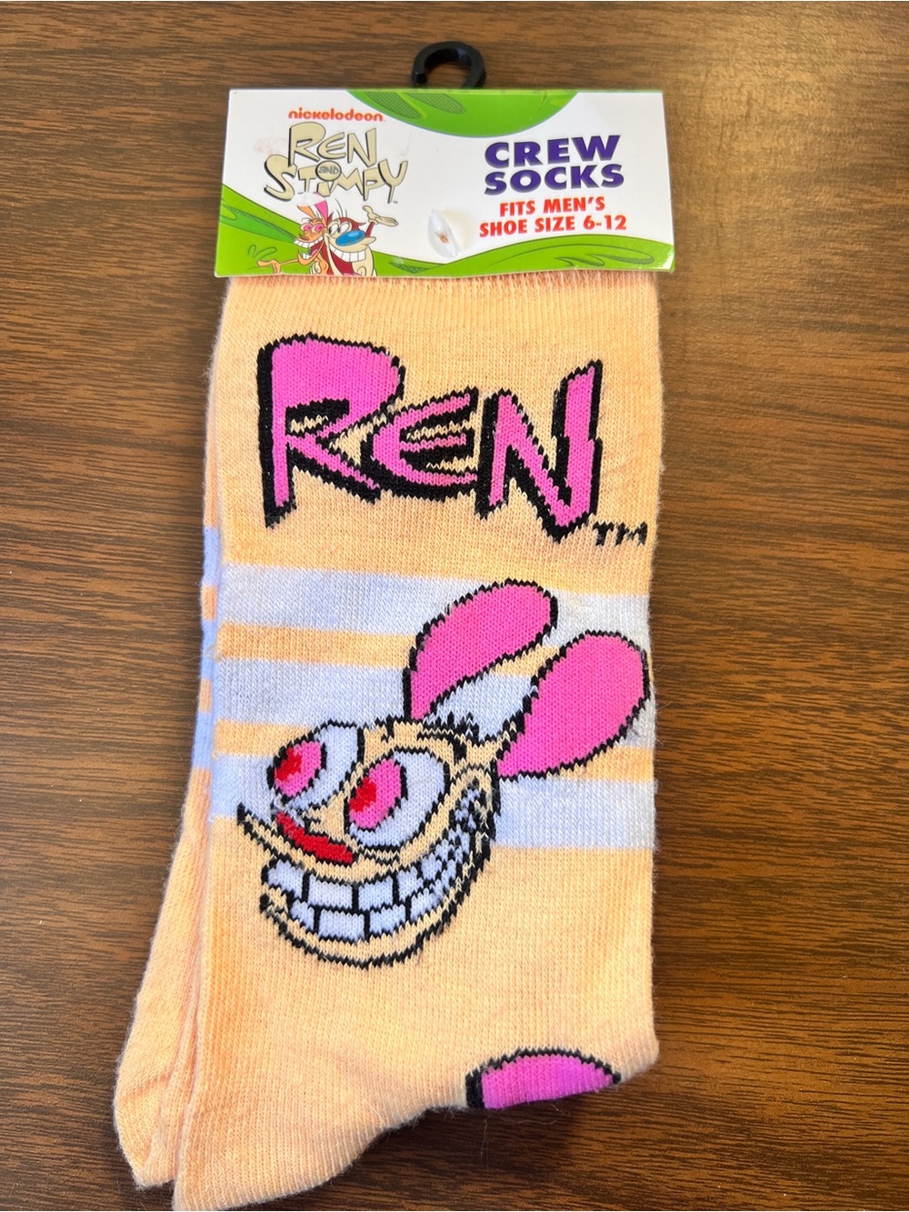 NWT Ren Socks from Ren and Stimpy - One Size